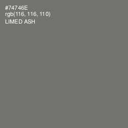 #74746E - Limed Ash Color Image
